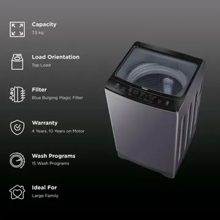 HAIER WASHING MECHINE 7.5KG FRONT LOAD
